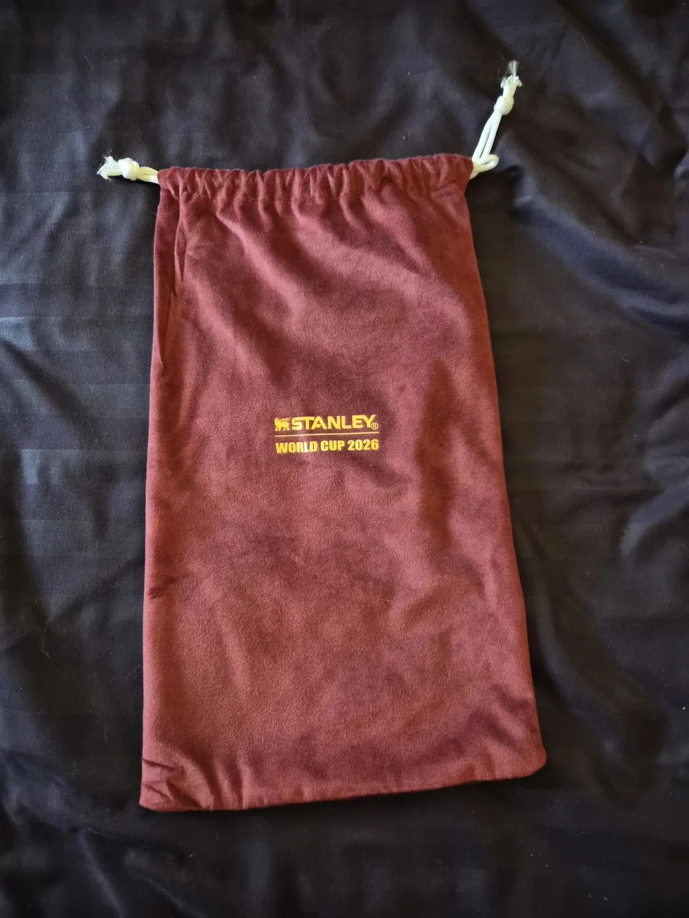 Stanley Maroon Drawstring Pouch - USA World Cup 2026